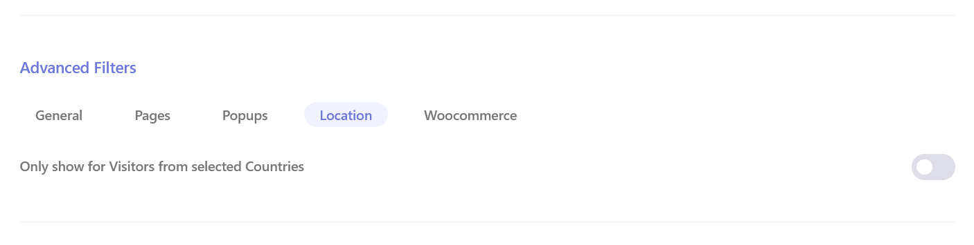 워드프레스 Brave 팝업 플러그인 설정 - 특정 국가 방문자에게만 표시