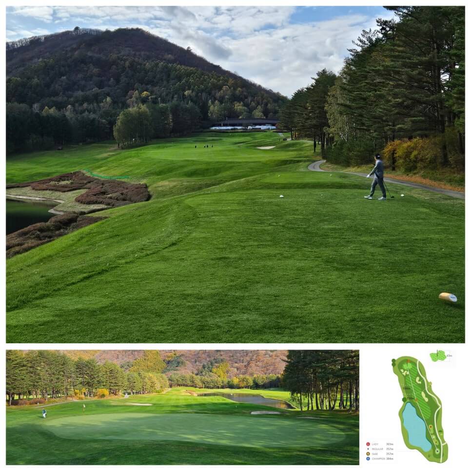 골프장 경험담 모나용평cc 해발 780m 청정 지역의 골프장 용평 리조트