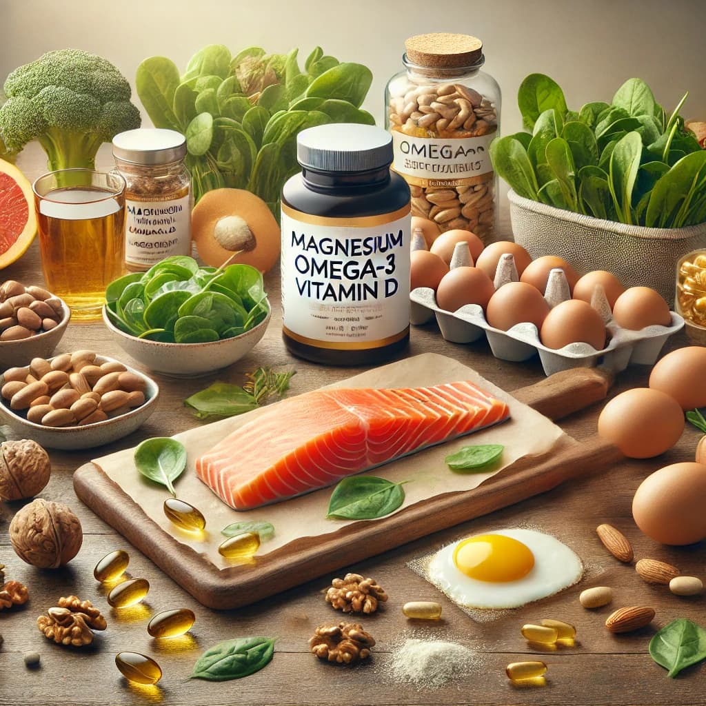 마그네슘, 오메가-3, 비타민 D가 두뇌 기능에 미치는 과학적 분석
