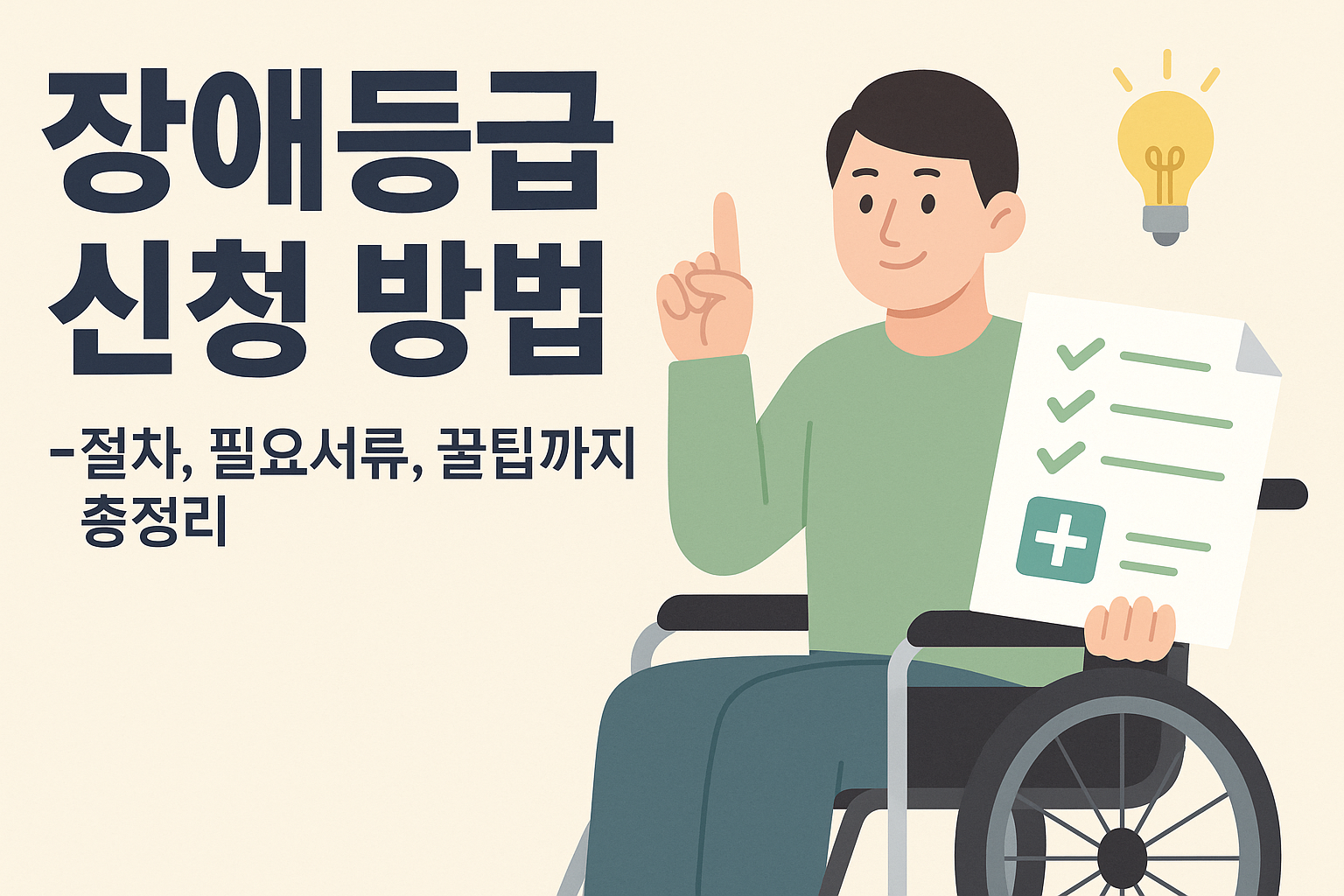 장애등급 신청방법 이미지