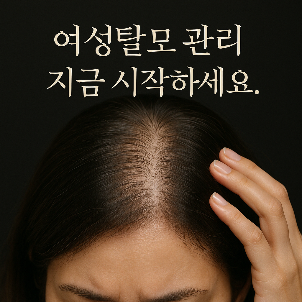 여성탈모 초기증상부터 치료까지 지금 시작하세요!