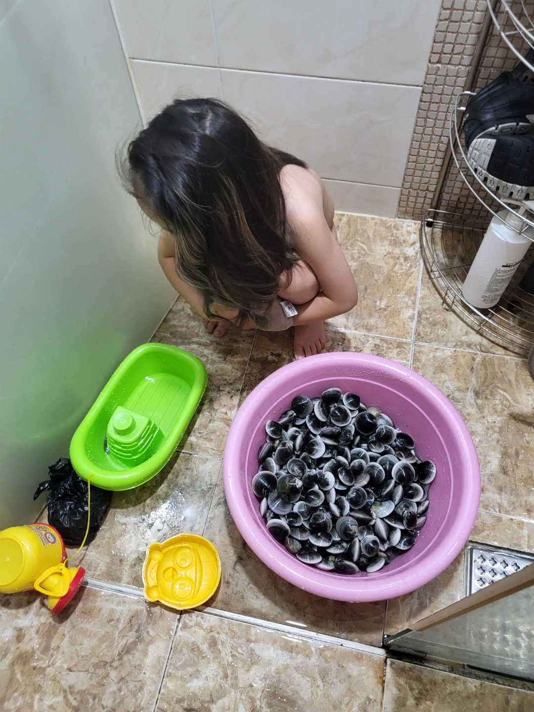 서천 갯벌체험&amp;#44; 모시조개 캐기 (서천송림갯벌체험장)