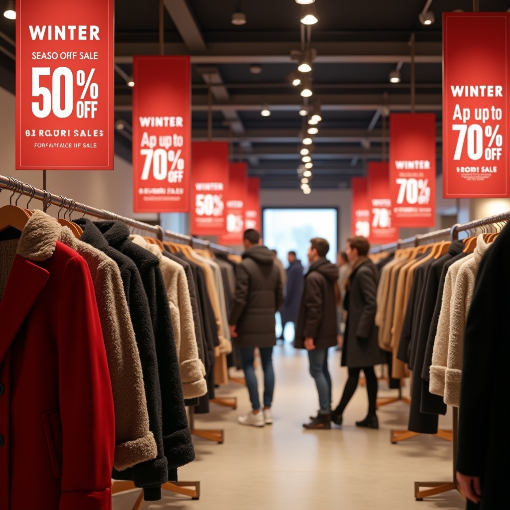 겨울 옷 시즌 오프