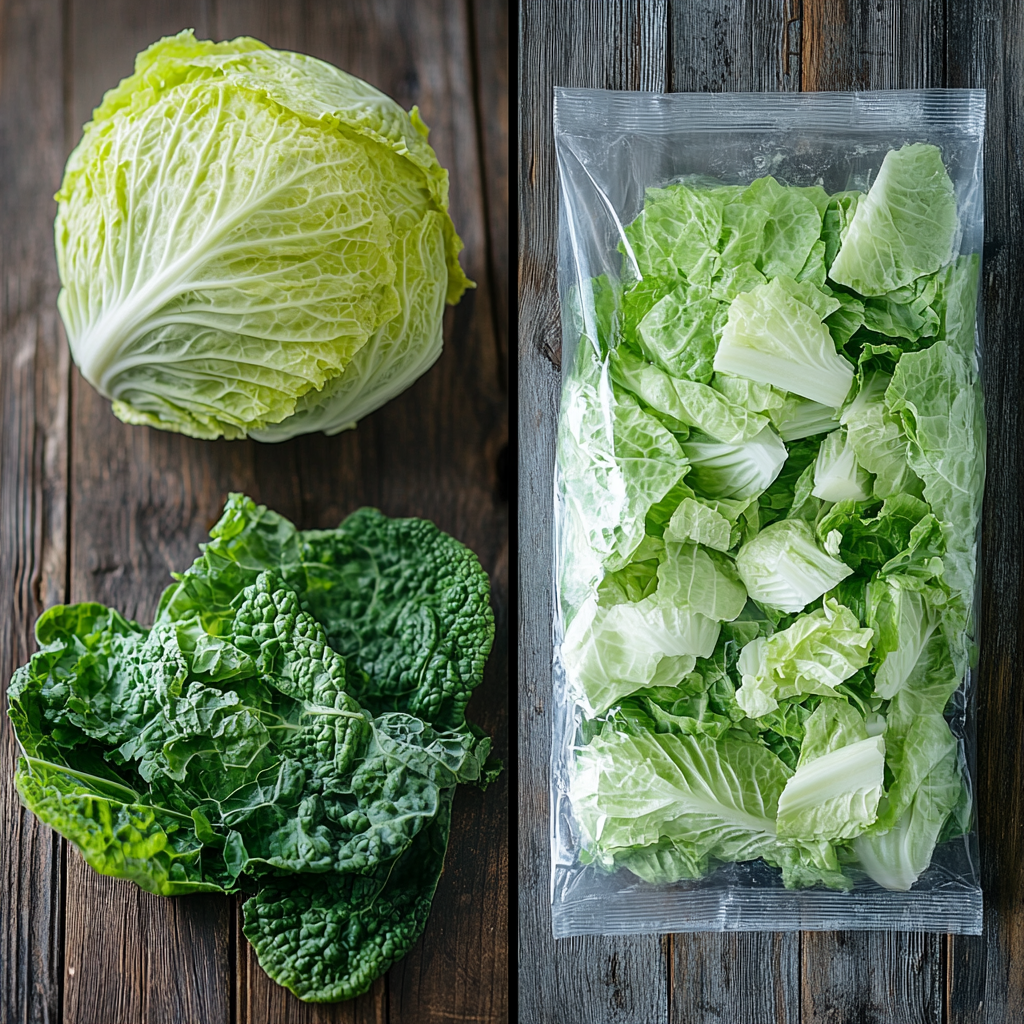 봄동 냉동 보관