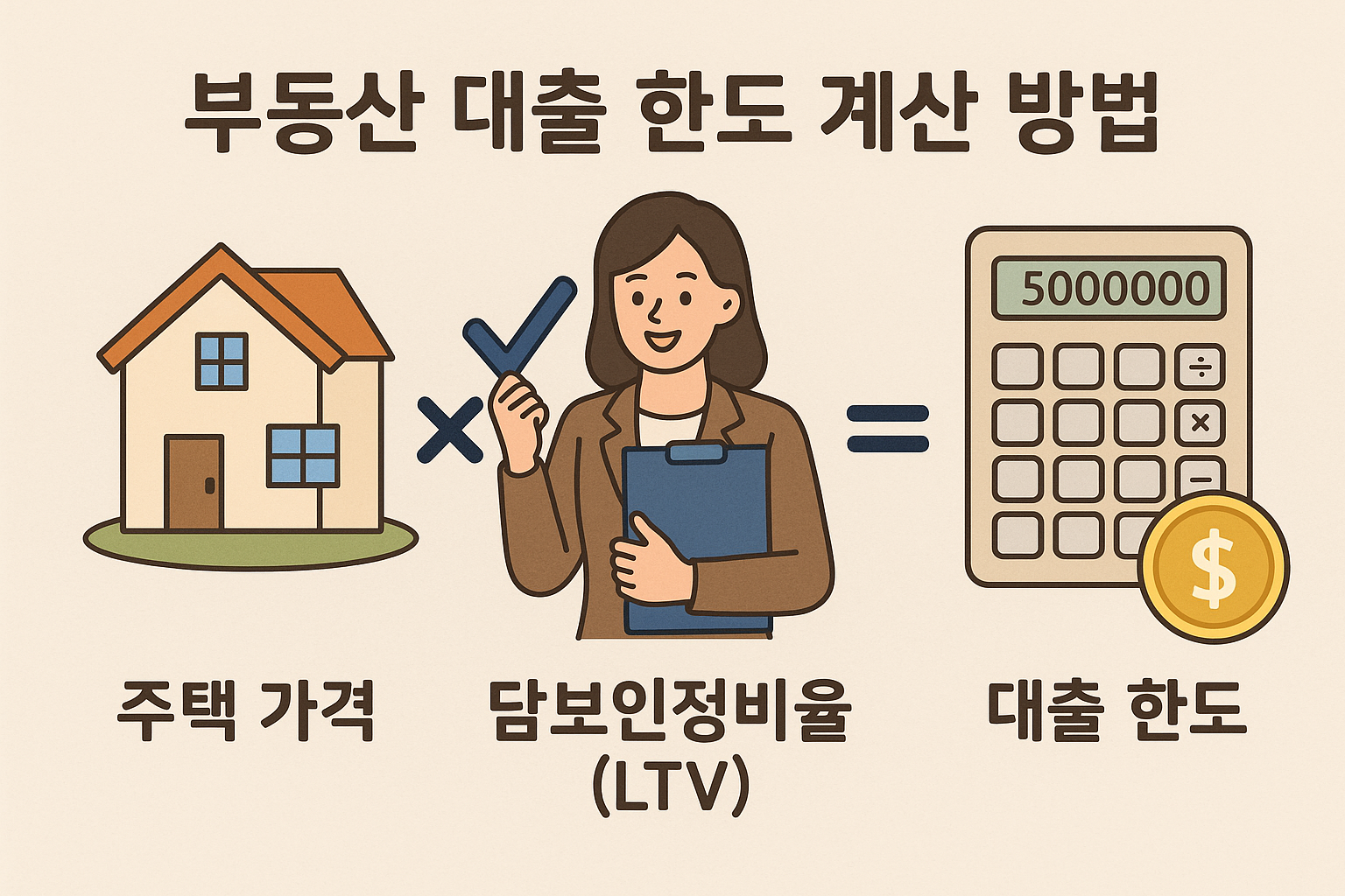 부동산 대출 한도 계산 방법 관련 사진