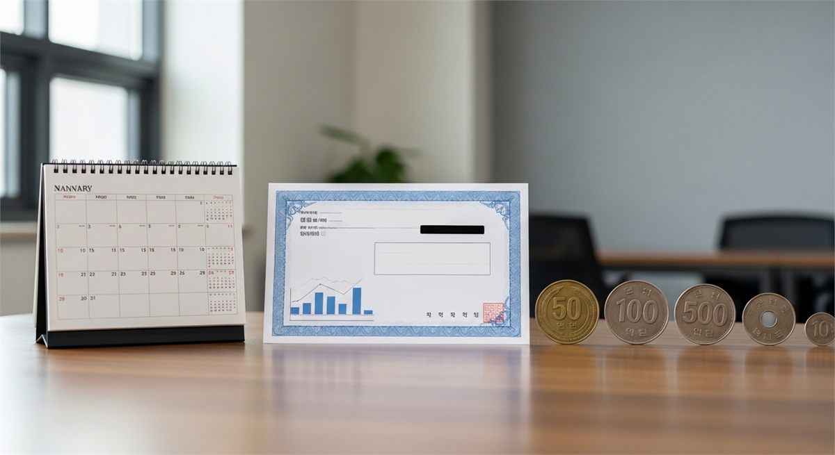 분기별 배당 구조를 상징적으로 보여주는 장면