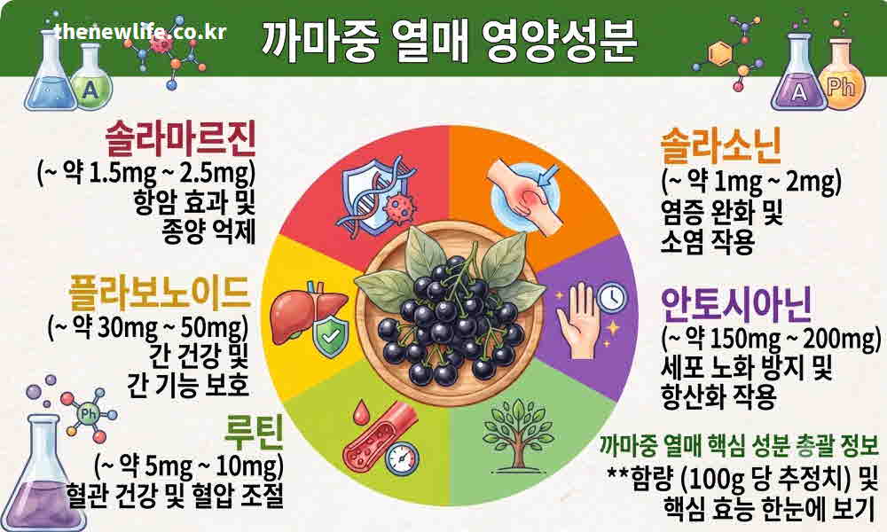 까마중 열매 효능 영양성분