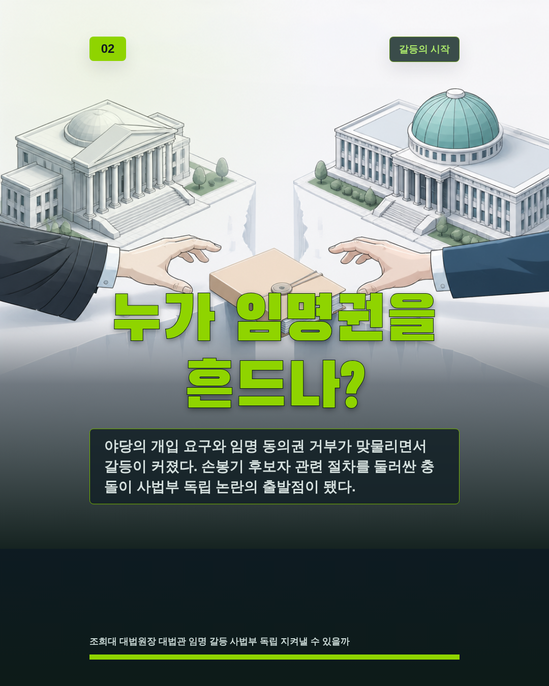 누가 임명권을 흔드나?