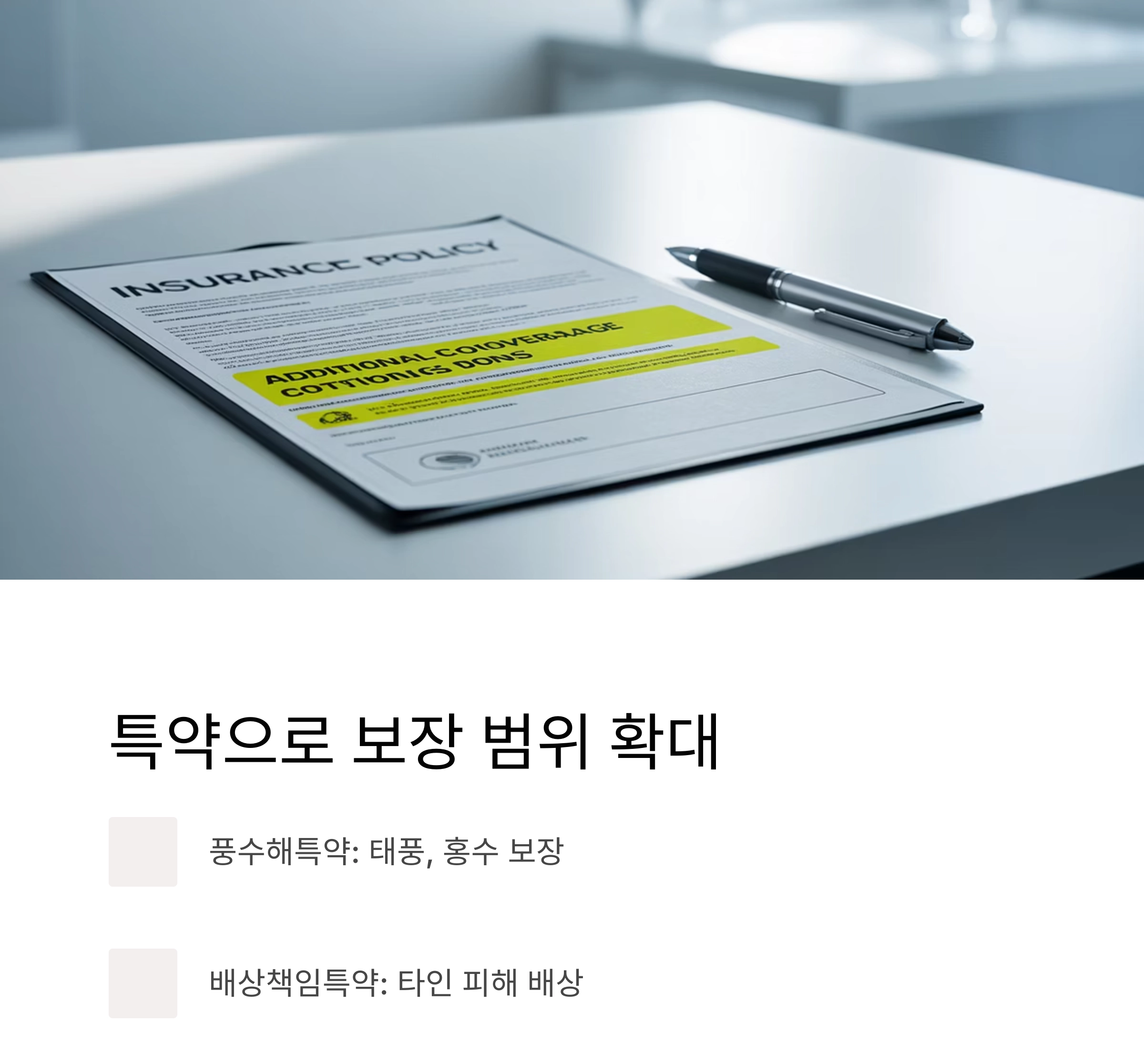 화재보험 가입 전 반드시 확인해야 할 핵심 체크포인트