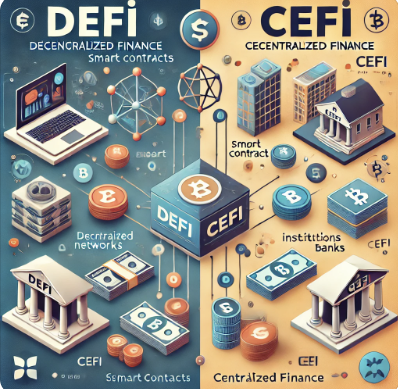 초보자를 위한 DeFi vs CeFi(기초 개념, 차이점, 추천)