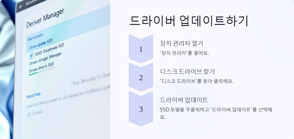 윈도우11에서 SSD가 인식되지 않을 때 해결하는 법