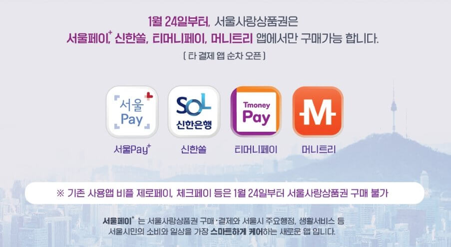 서울사랑상품권 7%할인판매시작