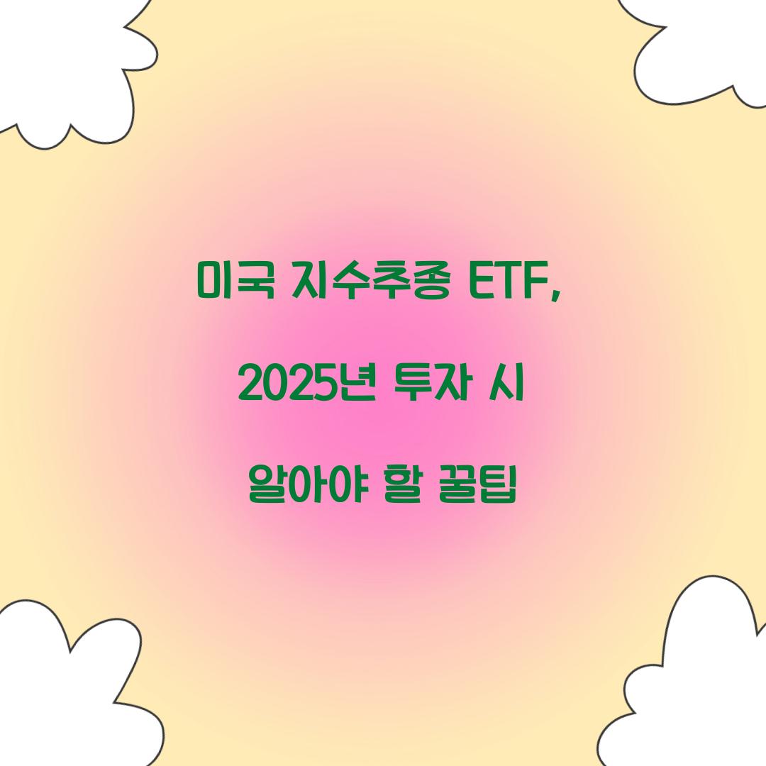 미국 지수추종 ETF