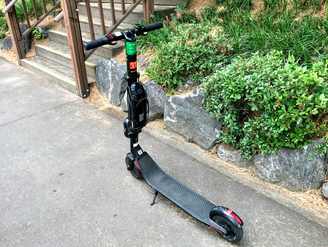 출근길에 지쿠터 전동킥보드 이용해본 후기