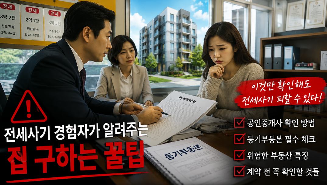 전세사기 경험자의 집 구하는 꿀팁 사진