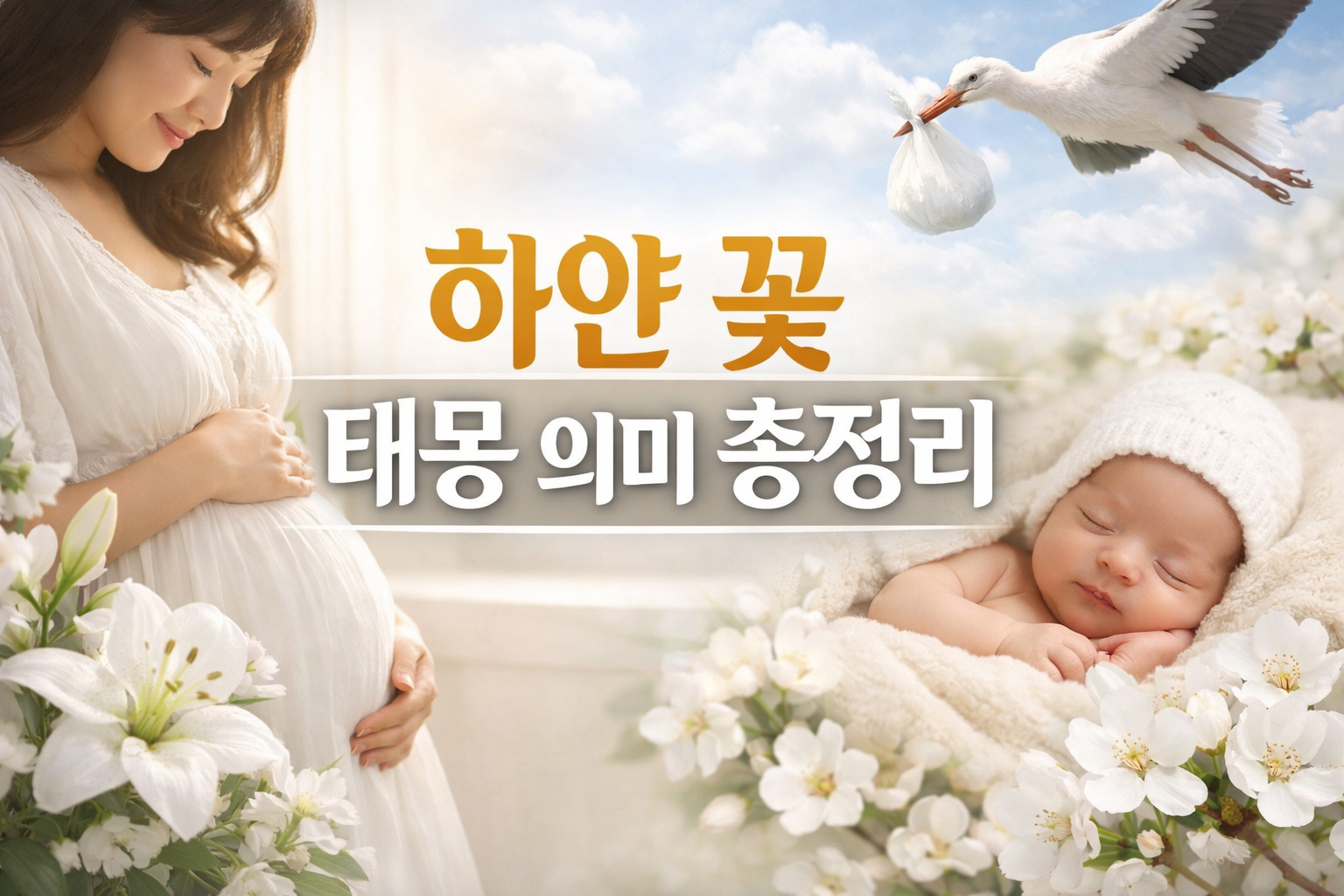 하얀 꽃 태몽