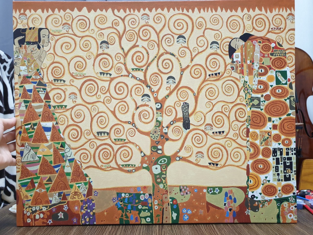 명화그리기 클림트 생명의 나무