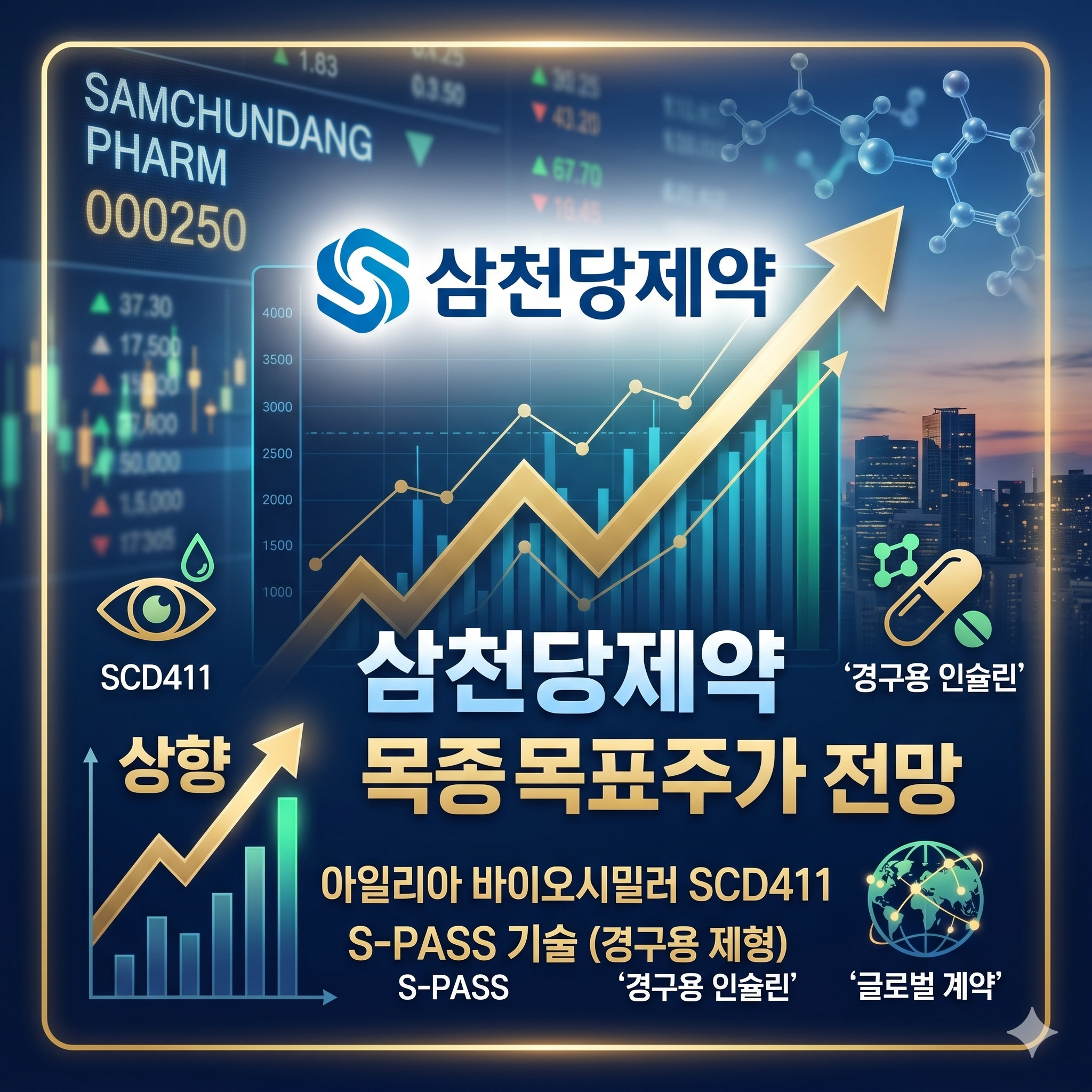 삼천당제약 목표주가 전망 및 투자 포인트 분석