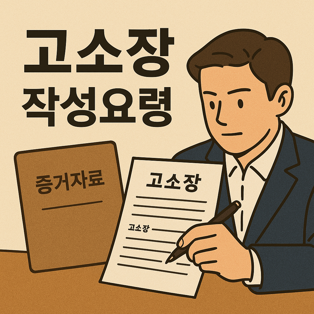 고소장 작성요령