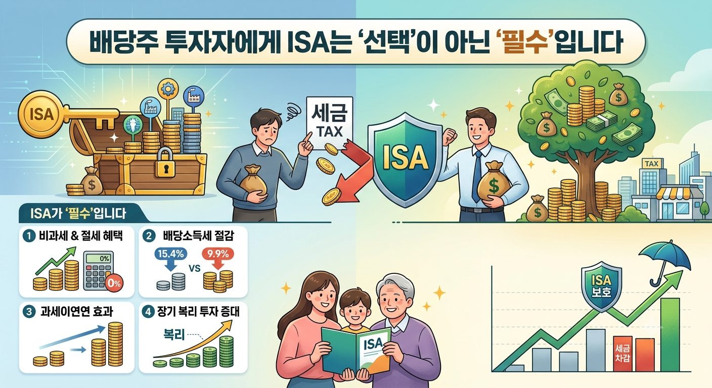 배당주 투자자에게 ISA는 '선택'이 아닌 '필수'입니다