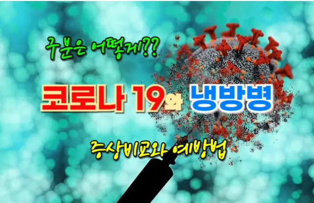 코로나19와 냉방병: 증상 비교와 예방법 구분은 어떻게??