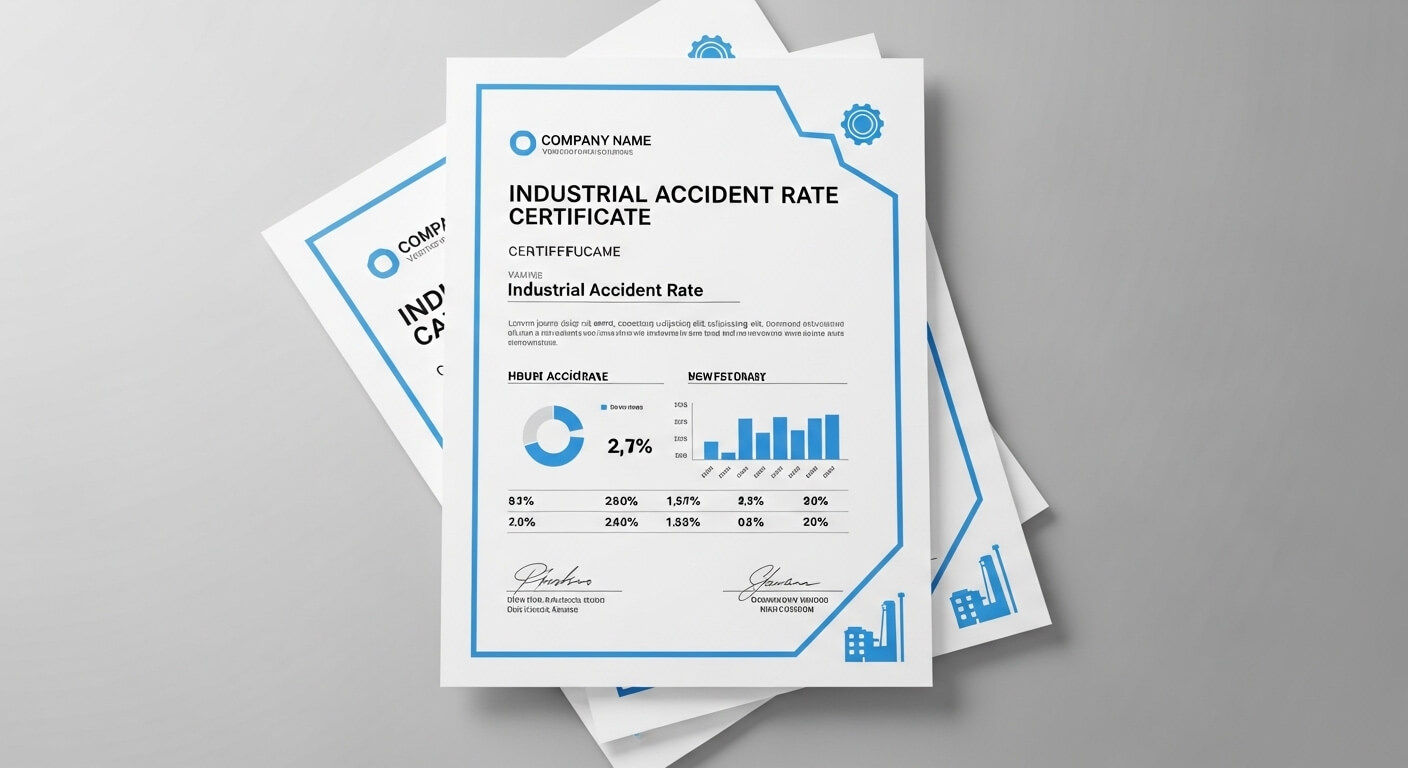 산업재해율 확인서 발급