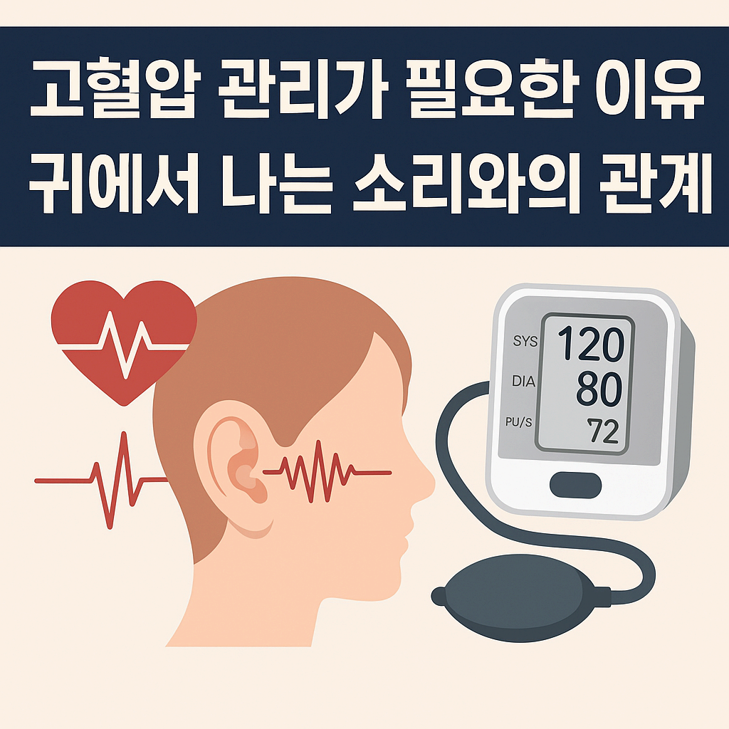 고혈압 관리가 필요한 이유 – 귀에서 나는 소리와의 관계