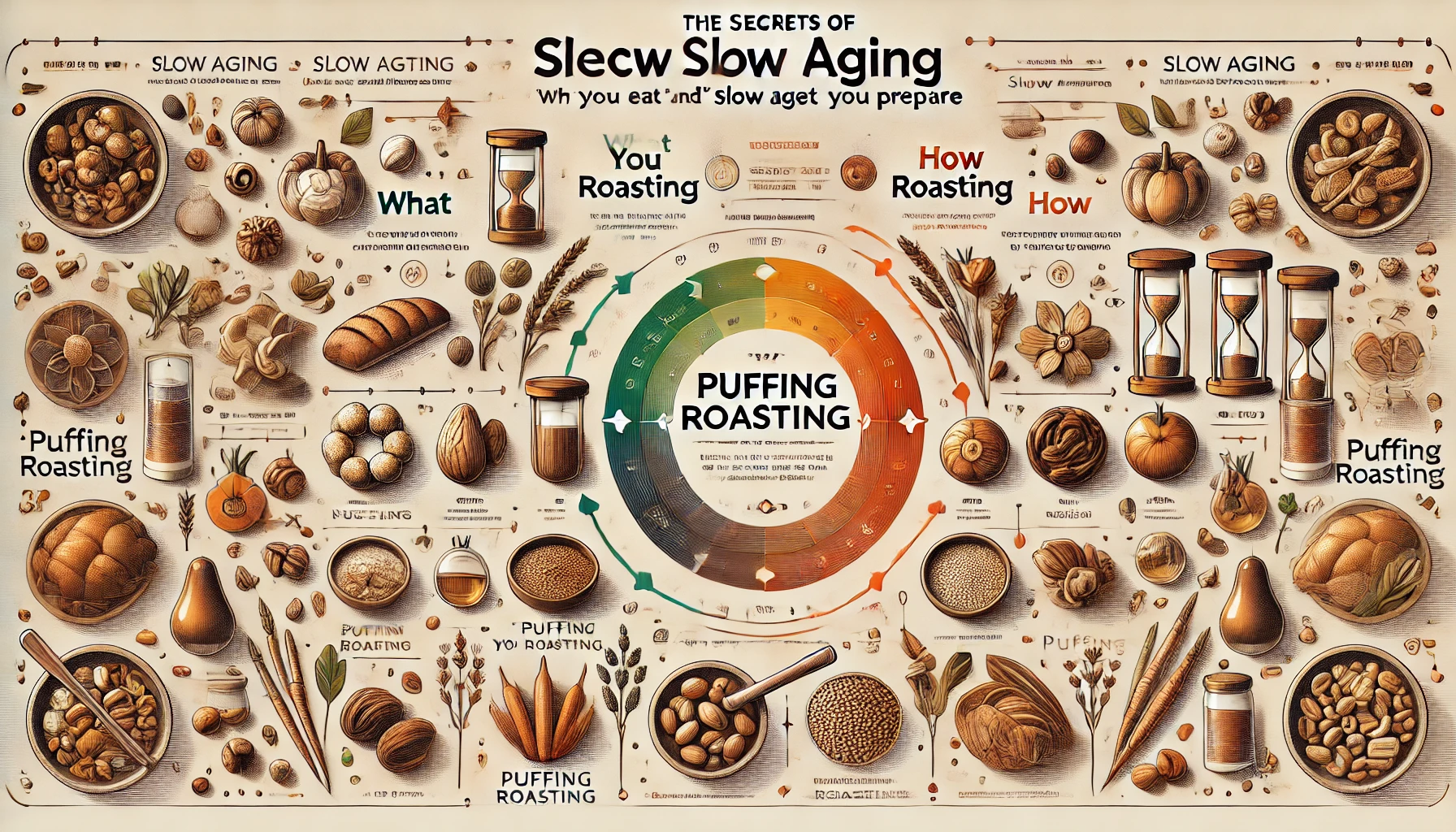 웰빙에서 저속노화(Slow Aging)의 패러다임전환, 저속노화의 핵심, '무엇'보다 '어떻게'! 로스팅에 담긴 비밀
