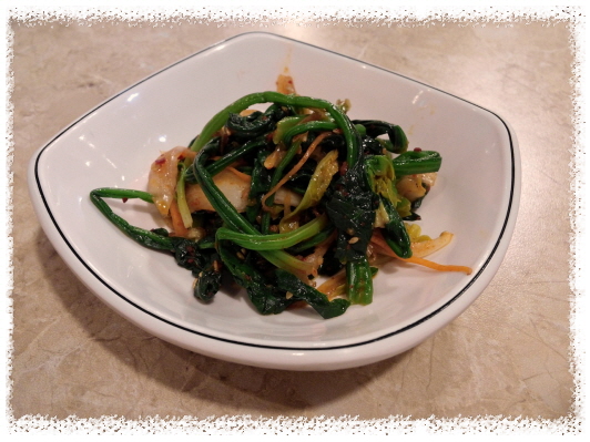 시금치무침-단백질채소-근육