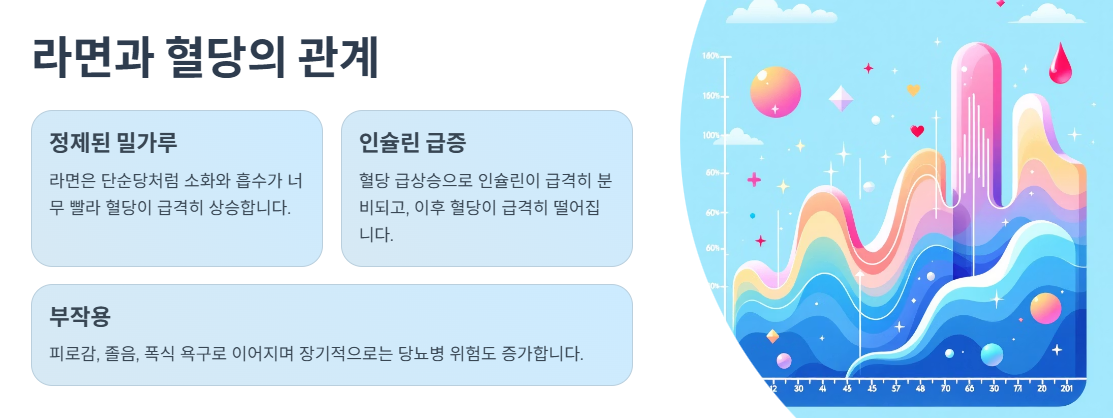 라면과 혈당의 관계