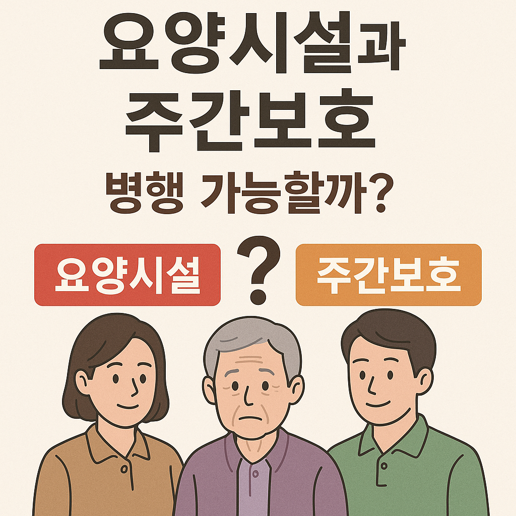 요양시설과 주간보호 병행 관련 사진