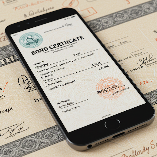 채권증서 이미지