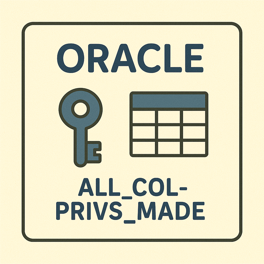 직접 부여한 컬럼 권한 추적 가이드