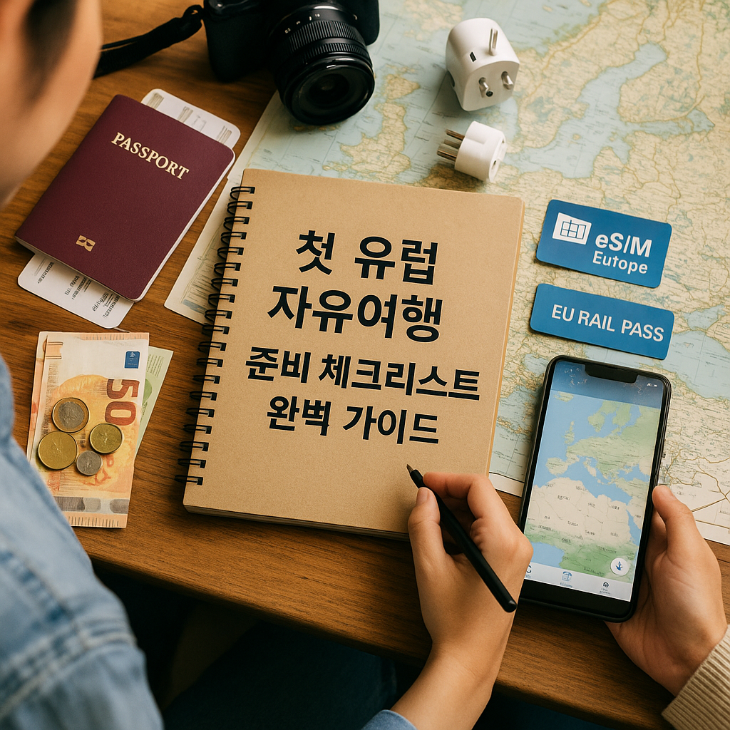 첫 유럽 자유여행 준비 체크리스트 완벽 가이드