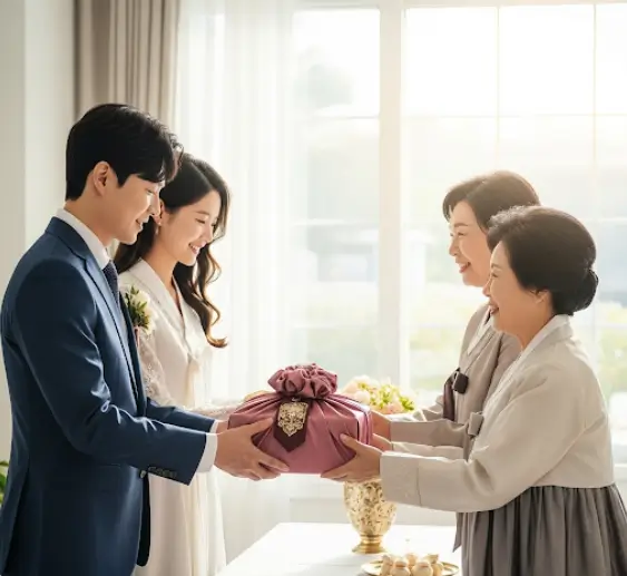 이바지 음식 답례