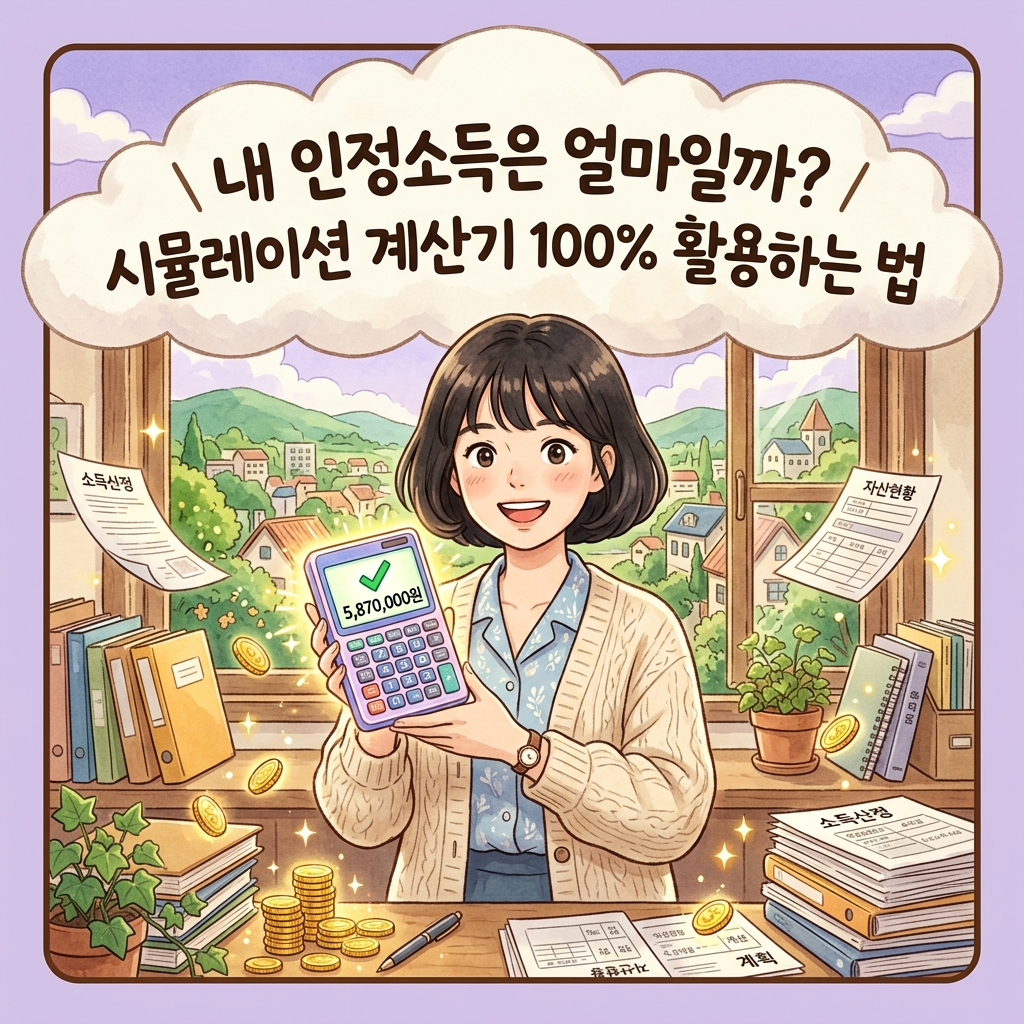 2026년 정부지원금 소득 기준 복지로 모의계산기 활용 팁