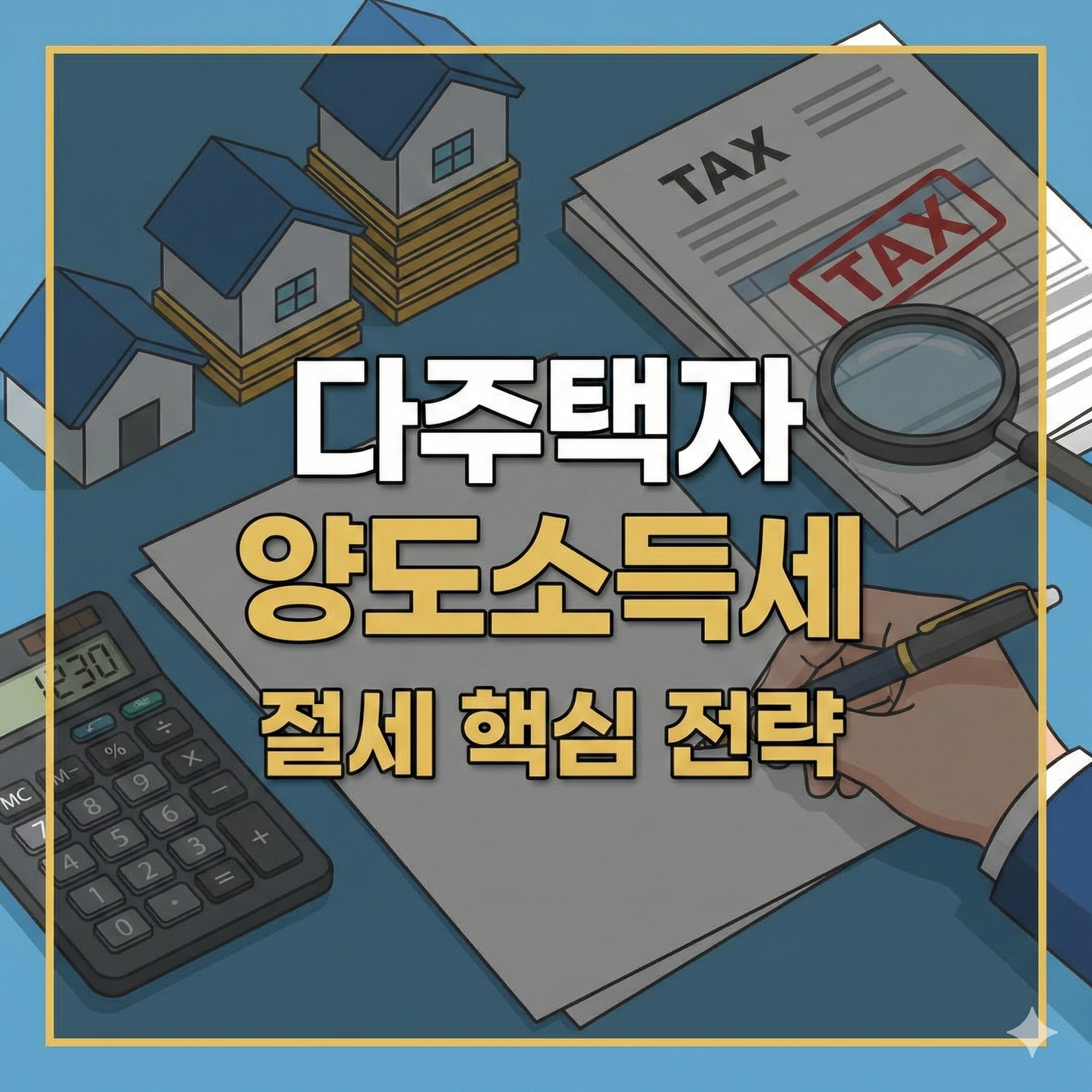 다주택자 양도소득세 세금 폭탄 피하는 필승 절세 전략 총정리