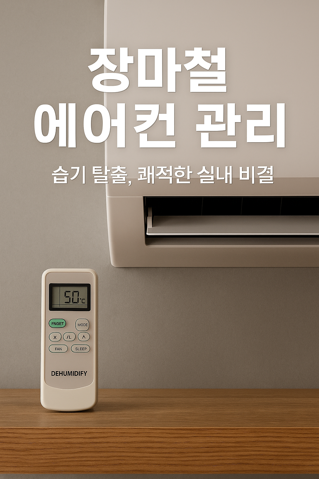 장마철 에어컨 관리 – 습기 탈출, 쾌적한 실내 비결