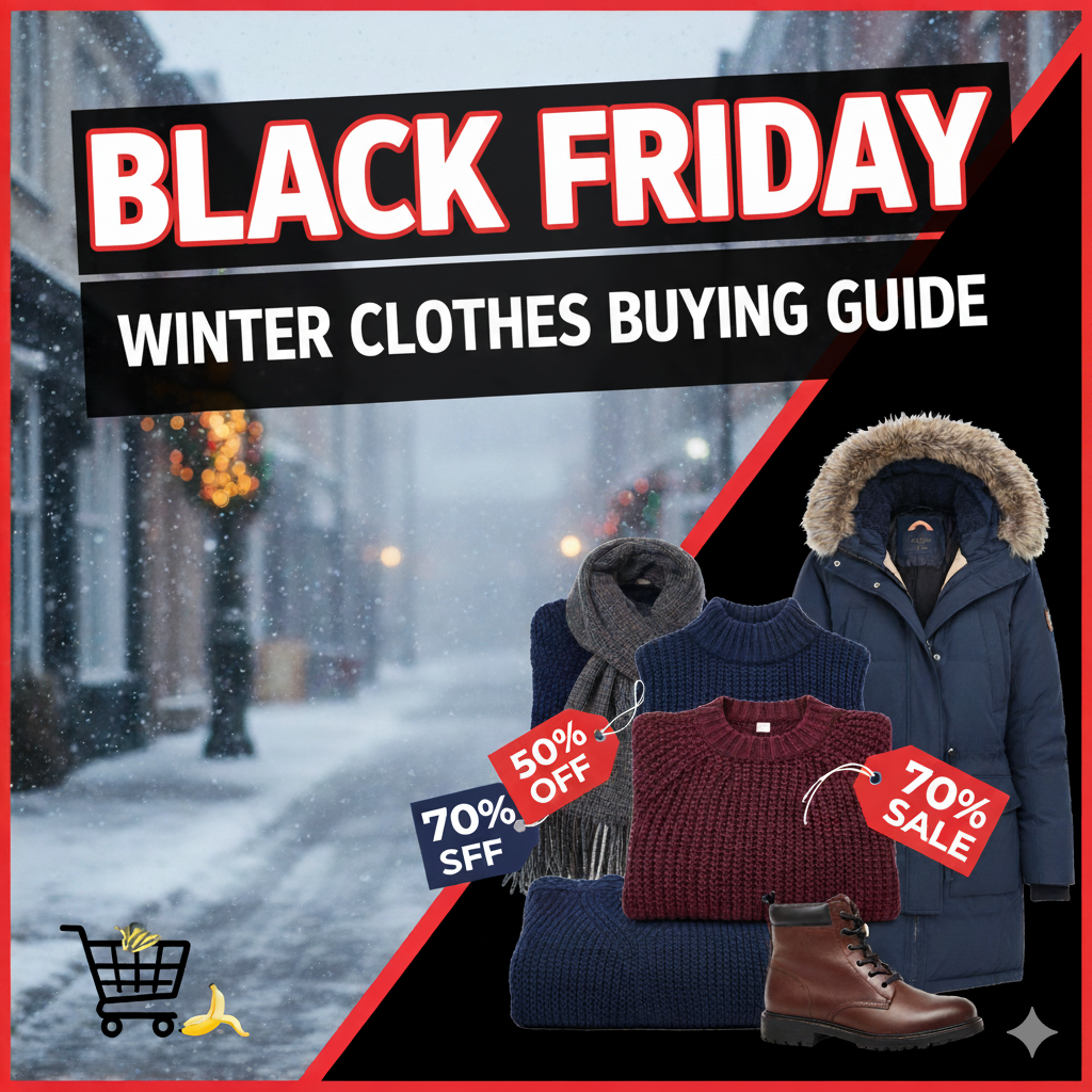 겨울옷 구매 가이드 - 블랙프라이데이 추천 아이템 Best