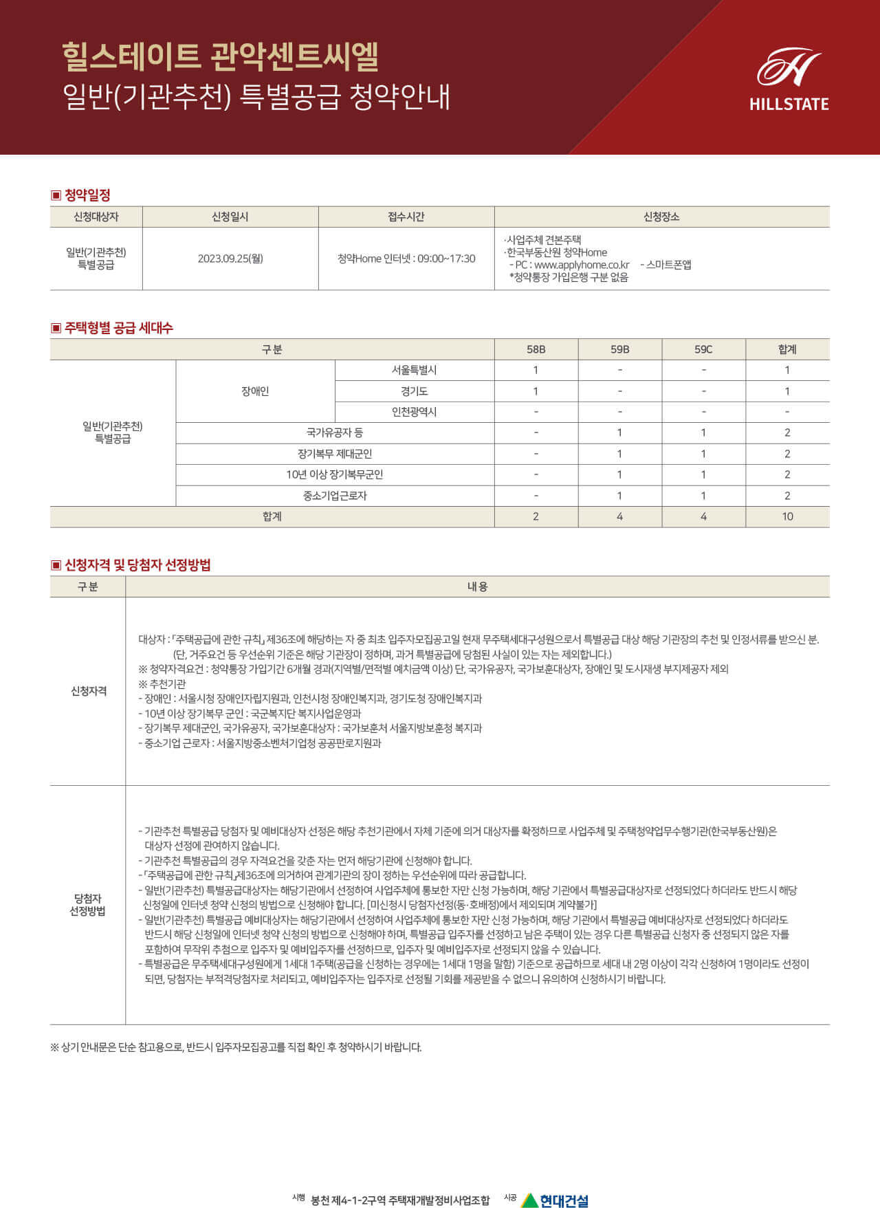 힐스테이트 관악센트씨엘 청약