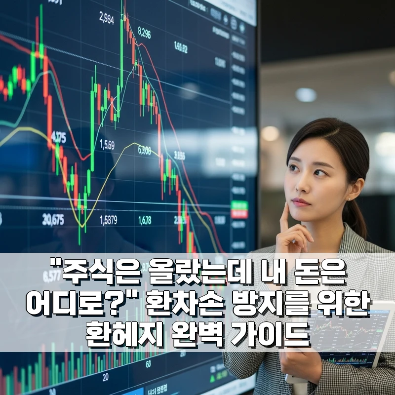 "주식은 올랐는데 내 돈은 어디로?" 환차손 방지를 위한 환헤지 완벽 가이드