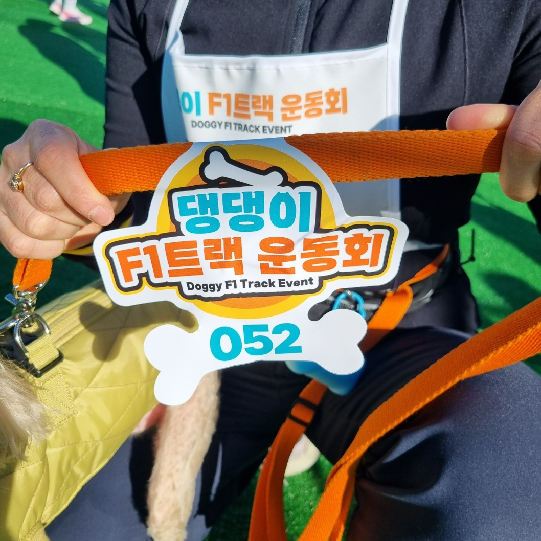 체중대별 배번표를 부착한 모습