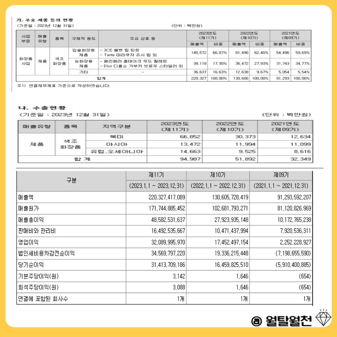 씨앤씨인터내셔널 사업보고서