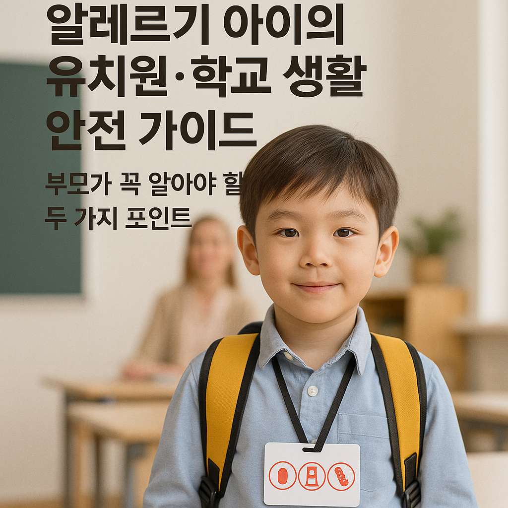 유치원·학교 생활에서 알레르기 아이가 안전하게 지내는 방법 ❘ 부모를 위한 완벽 가이드