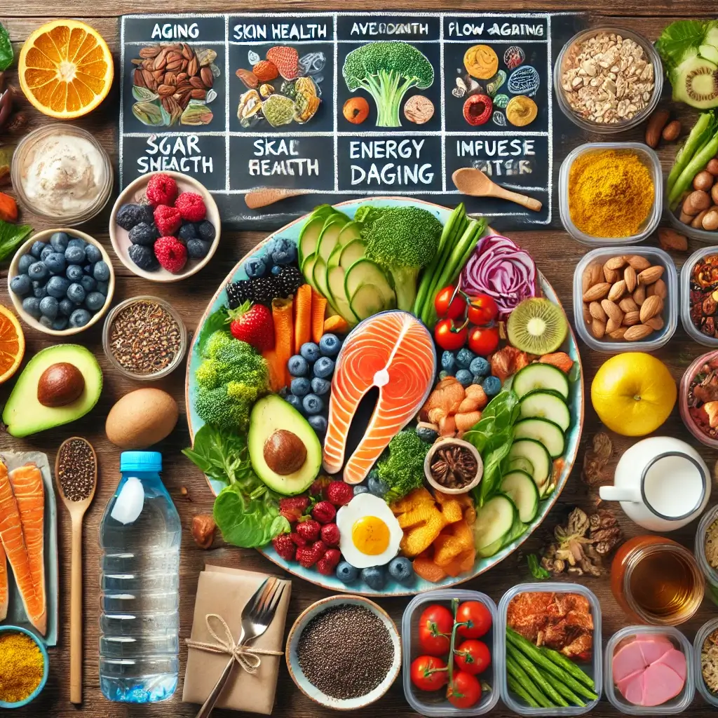 저속노화식단 젊고 건강하게 사는법