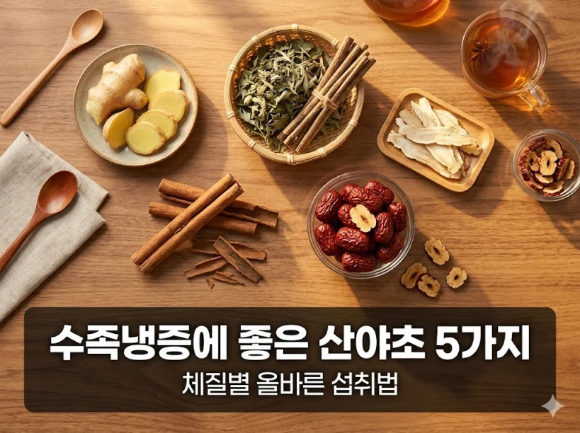 수족냉증에 좋은 산야초 5가지와 체질별 올바른 섭취법 블로그 대표 썸네일