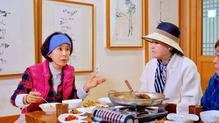 박원숙의 같이삽시다 옥천 혜은이가 준비한 암투병 이경진 위한 특별한 송고버섯 한상 송고버섯탕수, 송고버섯전골 건강 밥상 맛집