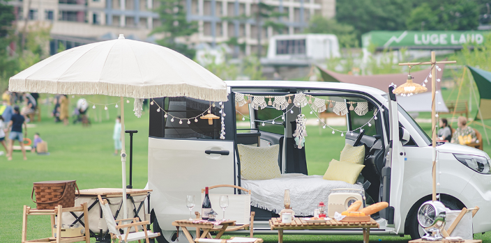 레이 캠핑카 로디