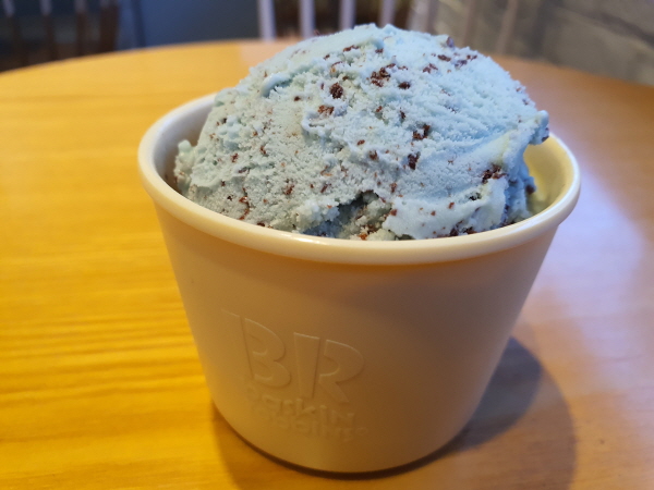 배스킨라빈스 신메뉴 (Lessly Edition) 민트 초콜릿 칩 아이스크림