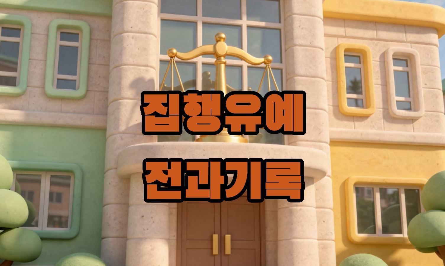집행유예 전과기록 총정리